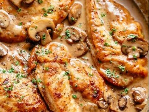 Chicken Marsala - Michael Johns Restaurant