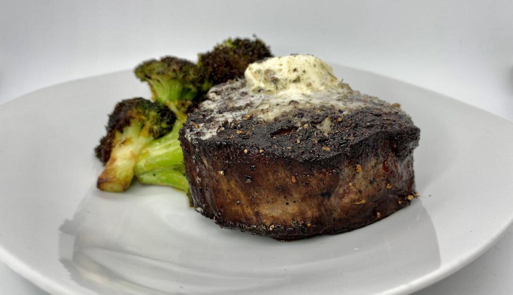 Michael John's Filet Mignon with Garlic and Wine Compound Butter